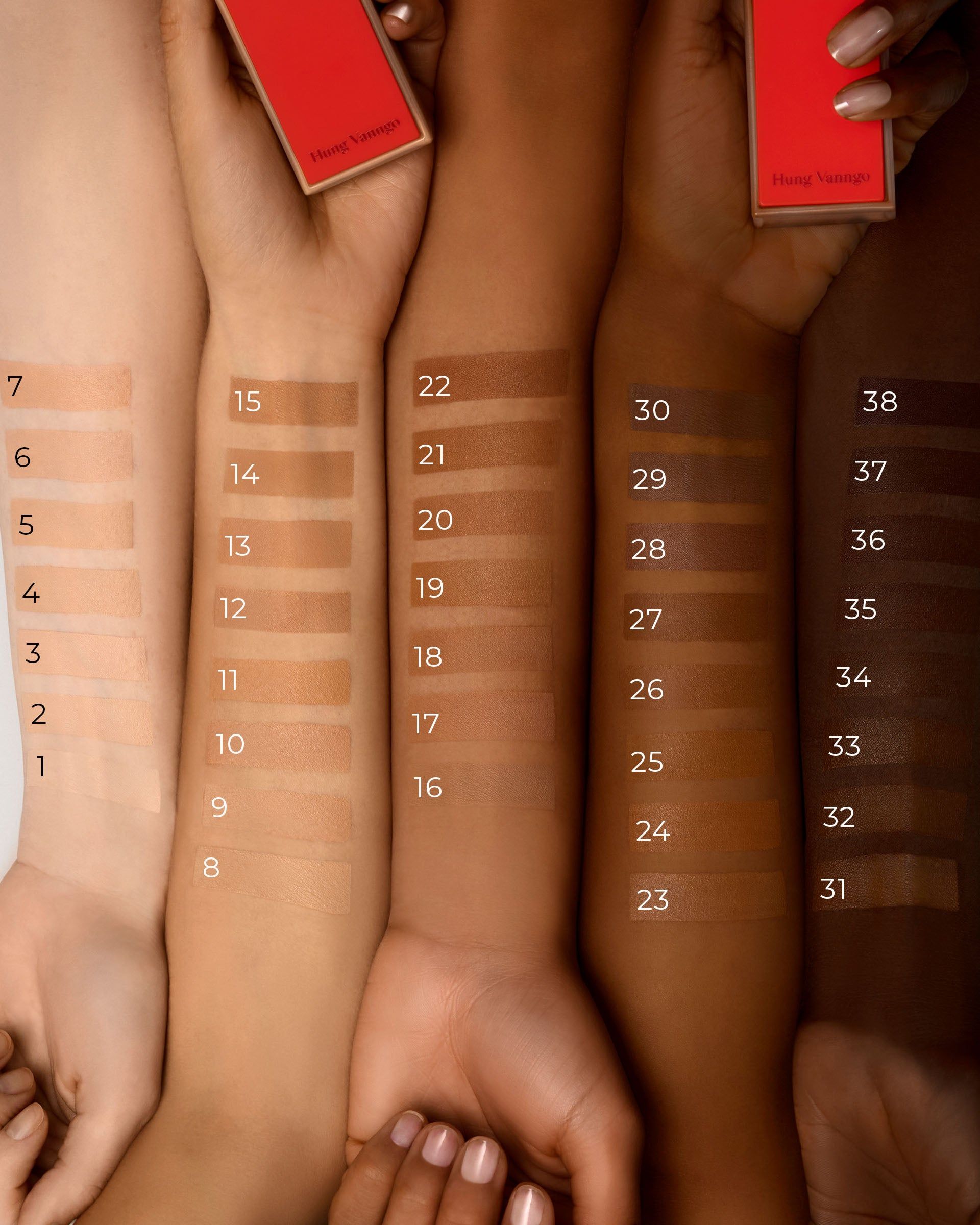 HUNG VANNGO BEAUTY Red Carpet Skin Luminous Longwear Serum Foundation foto 2