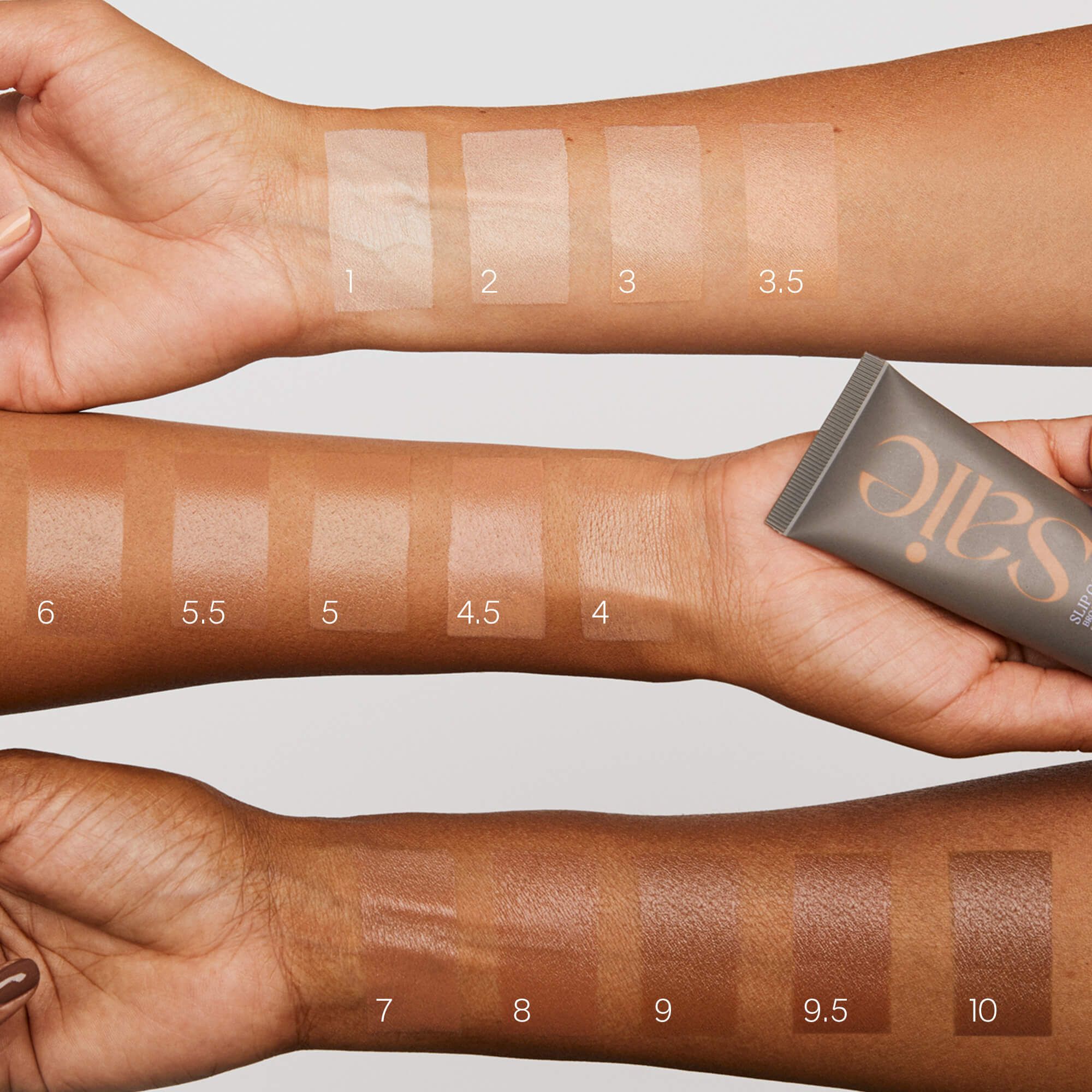 Saie Slip Tint - Lightweight Tinted Moisturizer with Mineral Zinc SPF 35 and Hyaluronic Acid foto 2