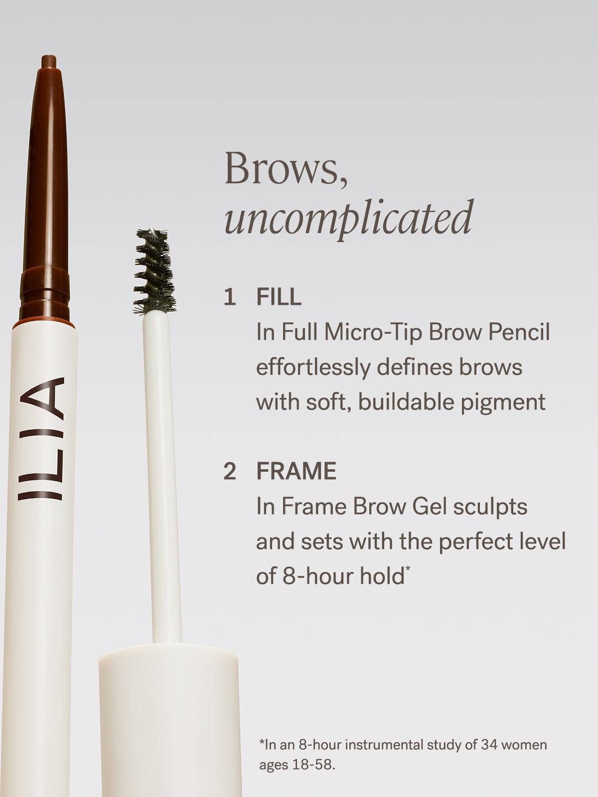 ILIA Beauty in Full Micro-Tip Brow Pencil foto 3