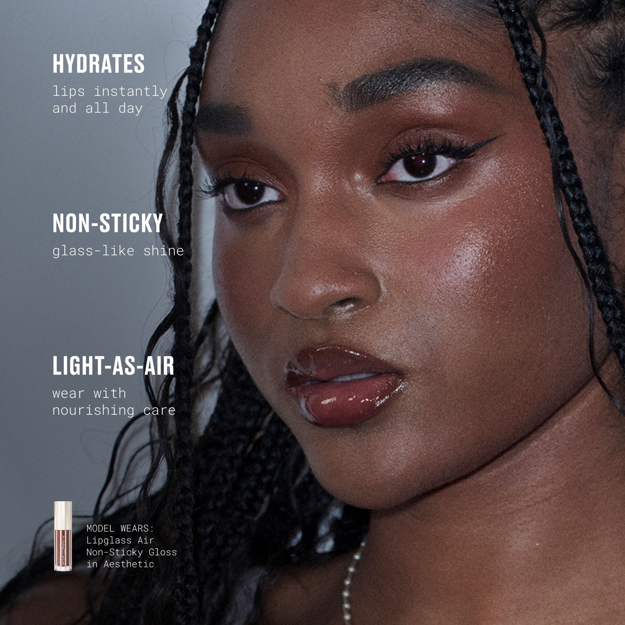 MAC Lipglass Air Gloss Frosting foto 4