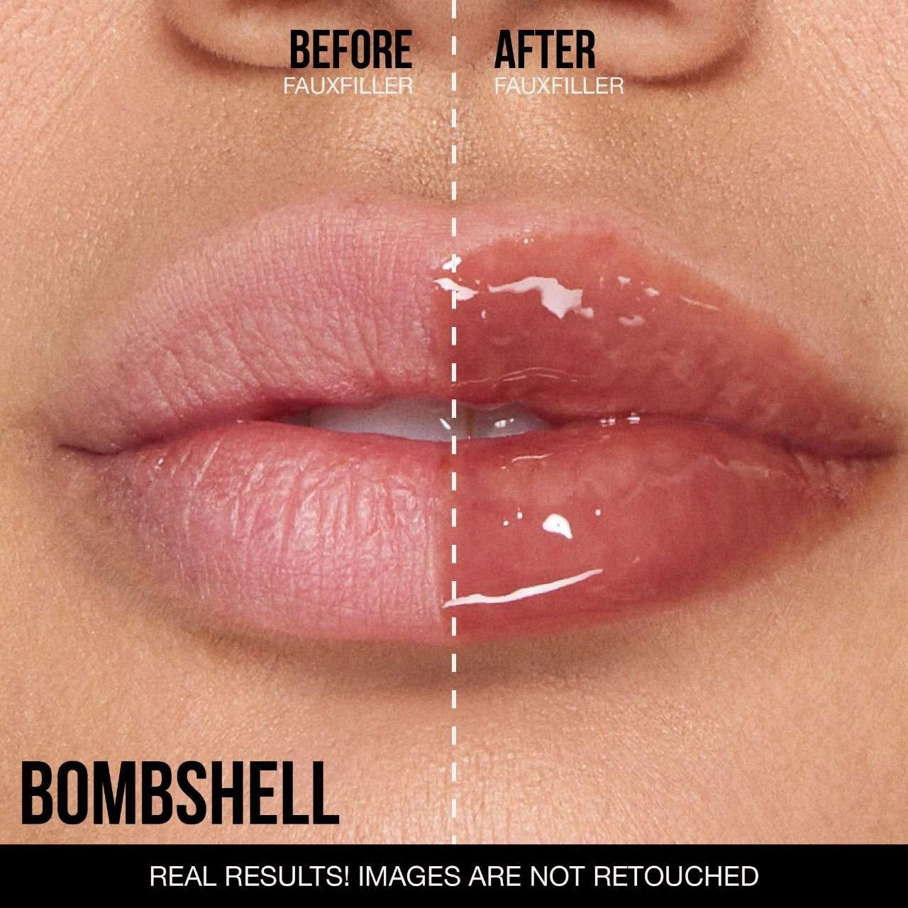 Huda Beauty Faux Filler Shiny Non-Sticky Lip Gloss foto 4