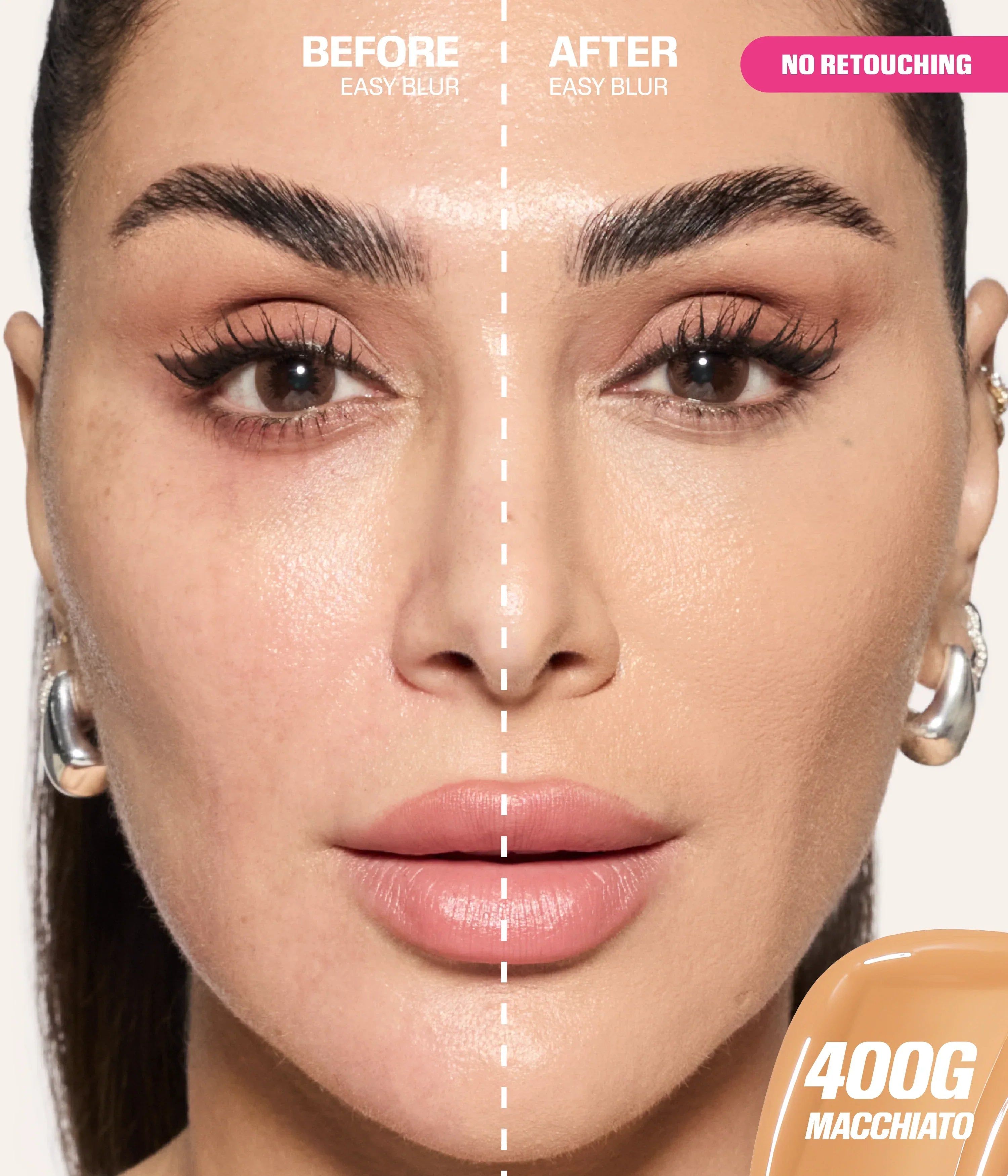 HUDA BEAUTY Easy Blur Natural Airbrush Foundation with Niacinamide foto 3