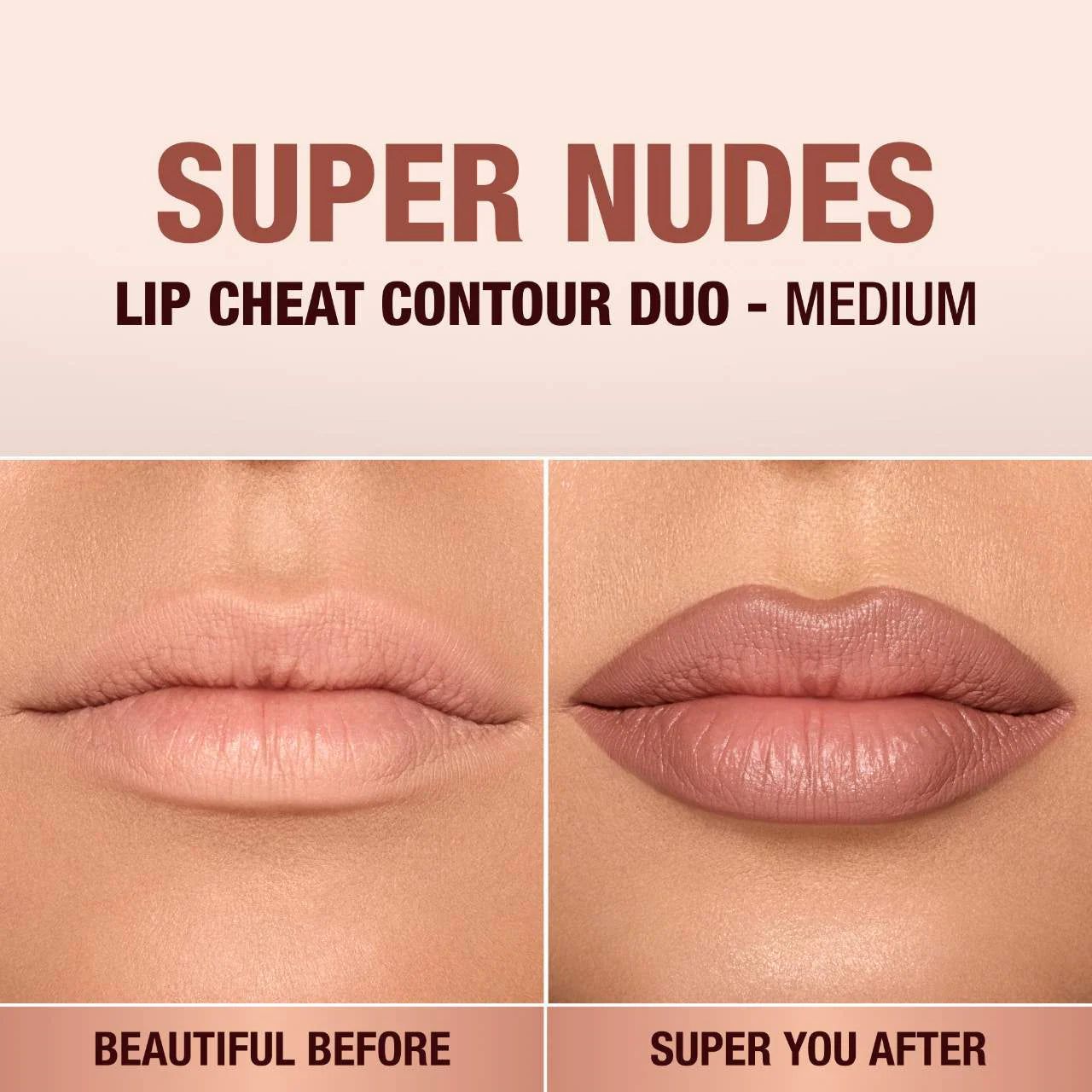 Charlotte Tilbury Super Nudes Lip Cheat Contour Duo Lip Liner foto 3