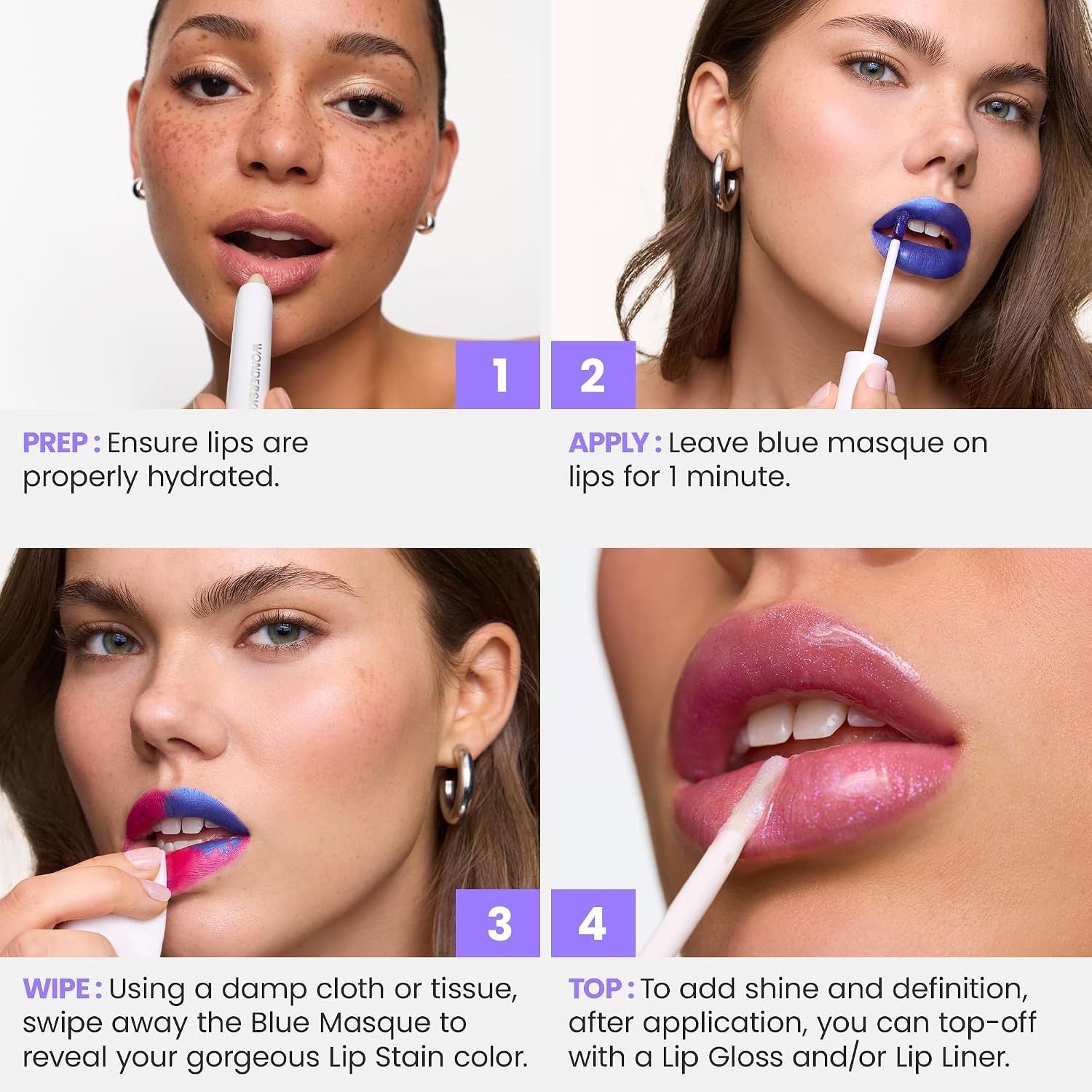 WONDERSKIN Wonder Blading Stain Masque Peel-off Lipstick foto 3